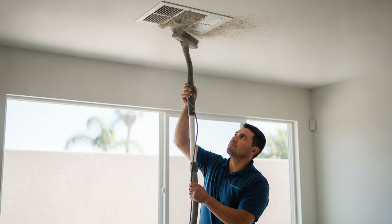 How to Safely Remove Dust from Vents: A Southern California Homeowner’s Guide (2026)