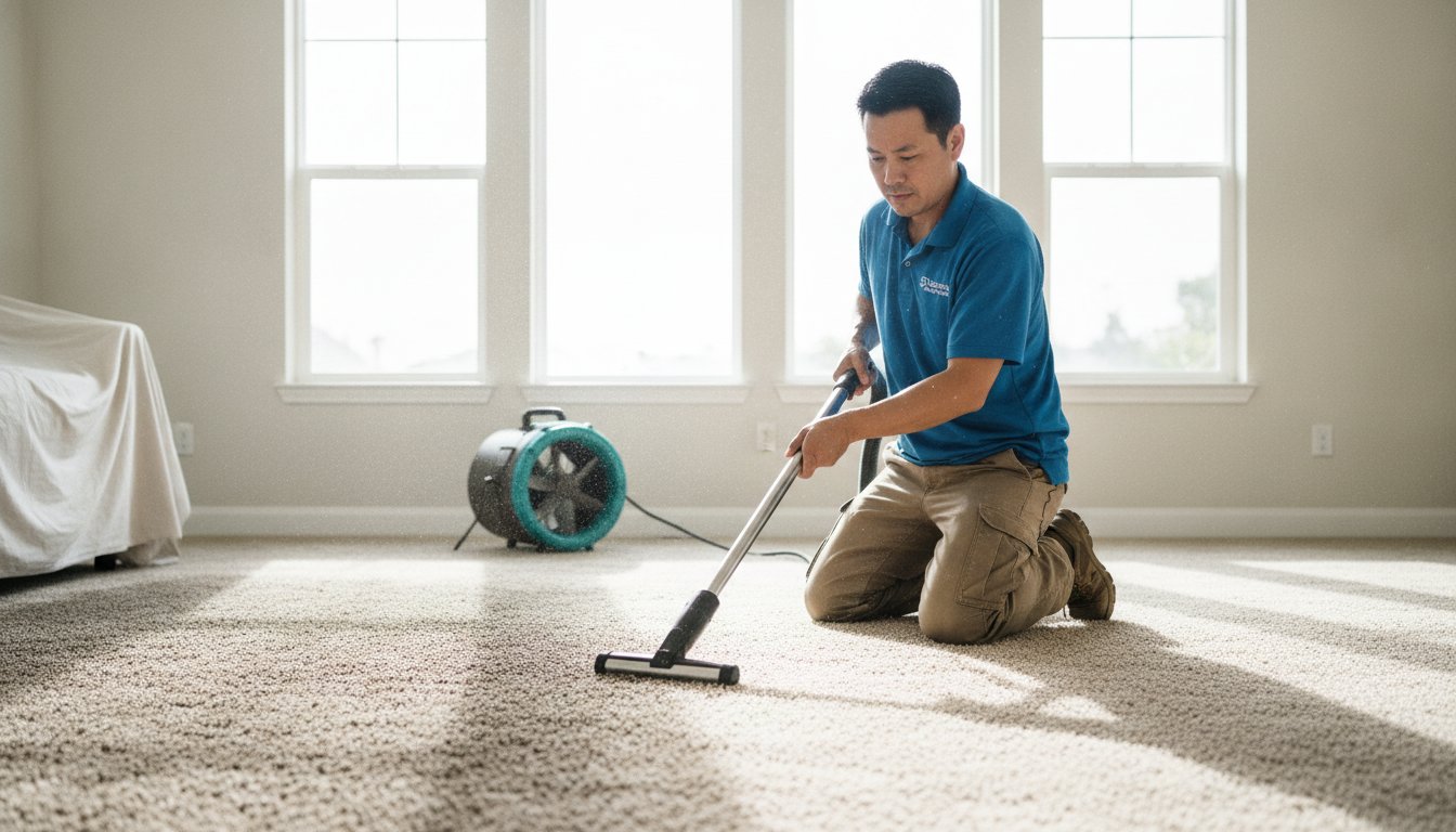 Professional Carpet Cleaning After Water Damage in Long Beach: The Restoration Guide