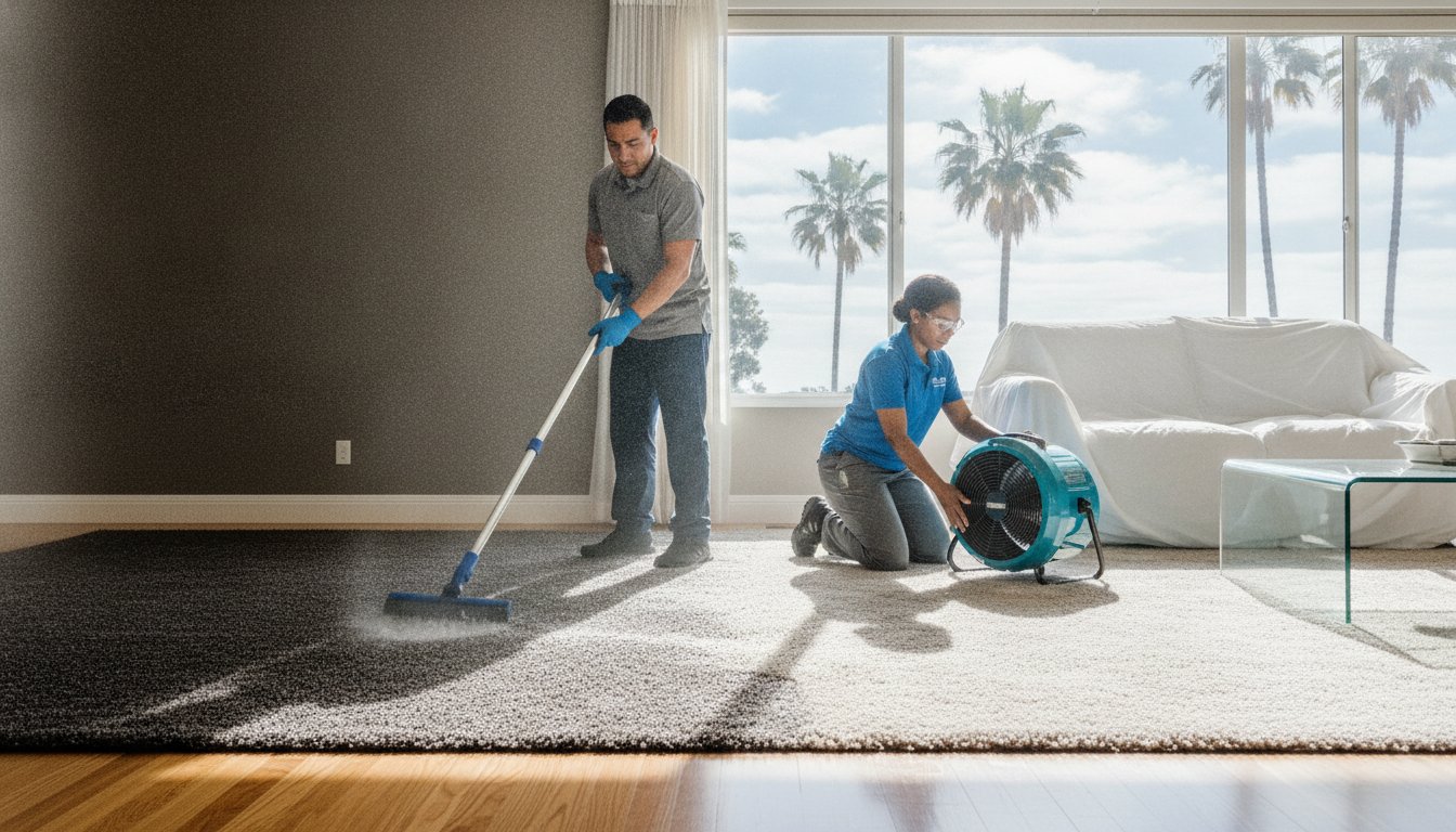 Carpet Cleaning After Water Damage in Long Beach: The Restoration Guide (2026)