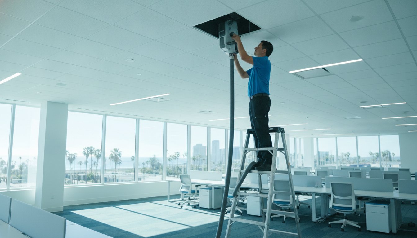 Commercial Air Duct Cleaning in Long Beach: The Business Owner’s Guide to Efficiency and Air Quality