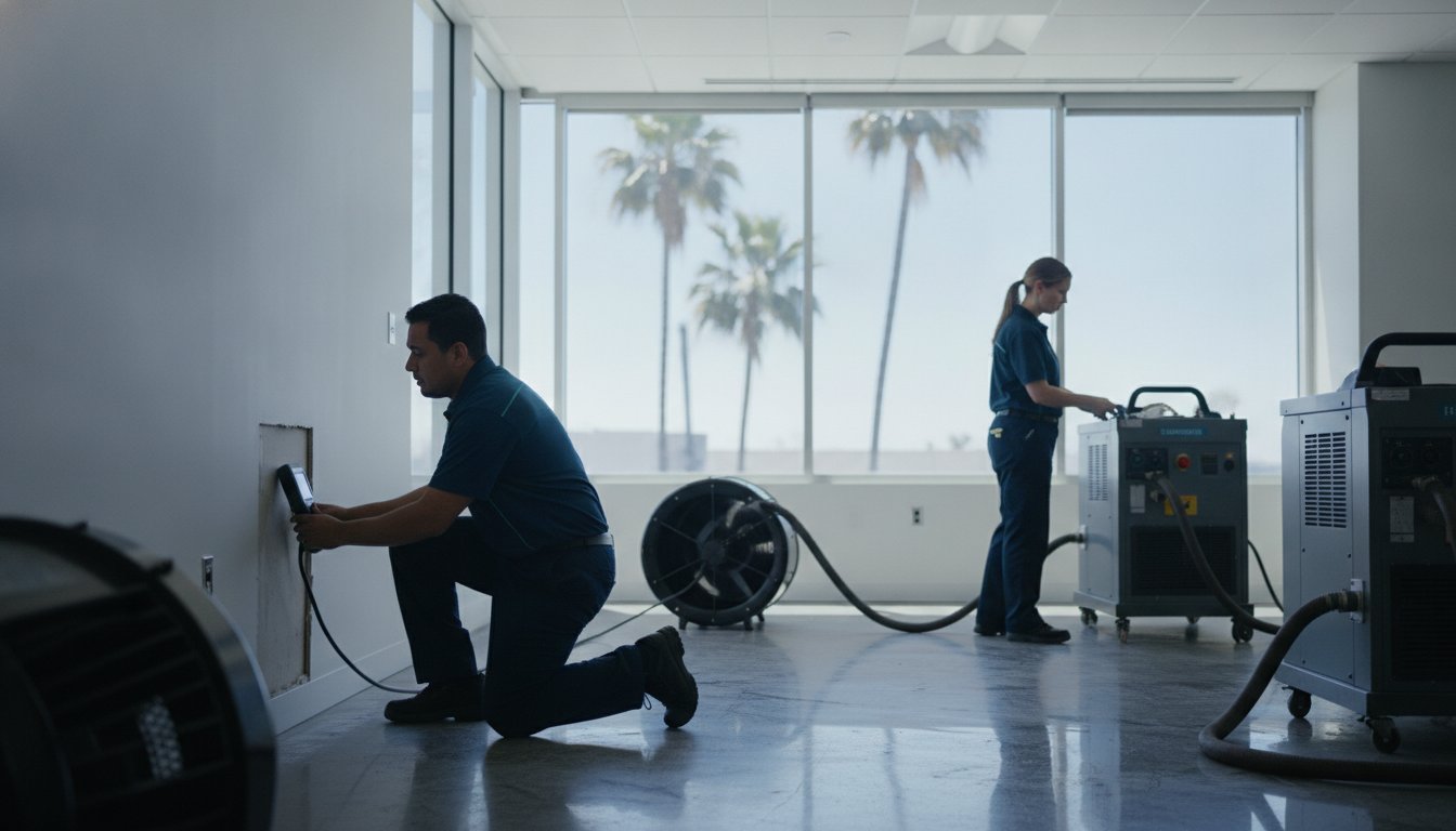 Commercial Water Damage Drying in Long Beach: The Professional Recovery Guide
