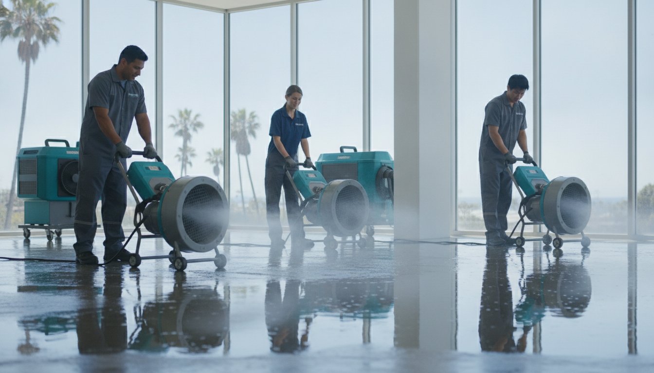 Commercial Water Damage Restoration in Long Beach: Protecting Your Business Continuity