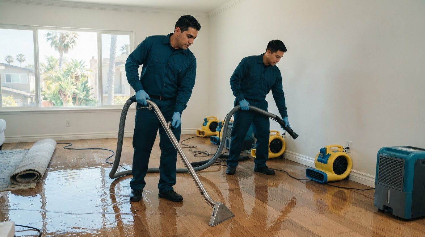 Emergency Water Extraction in Long Beach: What to Expect