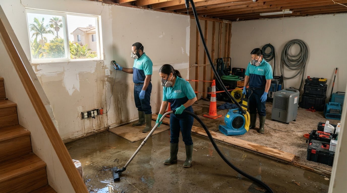 Long Beach Flooded Basement Cleanup: What to Expect